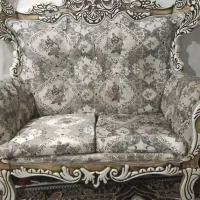 مبل سلطنتی هفت نفره بامیزعسلی