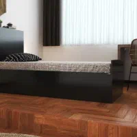 تختخواب یک نفره  وکمد ست بهمراه تشک طبی عالی