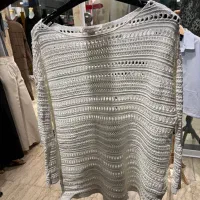 بلوز بافت سفید