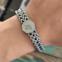 دستبند بافت مردانه استیل مارک AP 5706505487|بدلیجات|تبریز, |دیوار