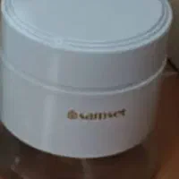 جای حبوبات سفید کف شیشه ای ۶۰۰گرمی