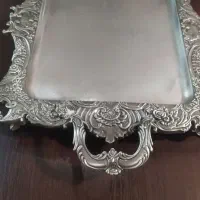 سینی پیوتر قدیمی سنگین وزن|صنایع دستی و سایر لوازم تزئینی|تهران, هوانیروز|دیوار