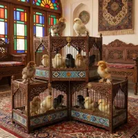 جوجه یک روزه نژاد زینتی برهما