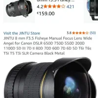 لنز حرفه ای دوربین neewer fisheye8mmf3.5