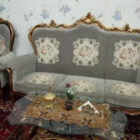 مبل 9 نفره تماما چوب