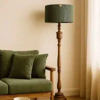 آباژور ایستاده چوبی مدل بلوط