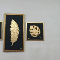 تابلو تکسچر ورق طلا