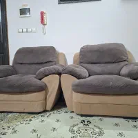 مبل راحتی ۷ نفره سالم و تمیز|مبلمان خانگی و میز عسلی|اسفراین, |دیوار