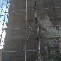 سیمانکاری نرمه تگری دیوار چینی آسانسور