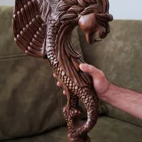 تنه قلیون کنده کاری شده هنر دست فوق لاکچری