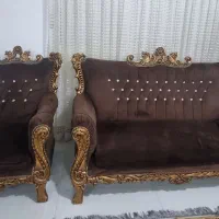 مبل ۹نفره کاملا سالم|مبلمان خانگی و میز عسلی|قائم‌شهر, |دیوار