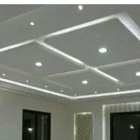 اجرای کناف و سقف کاذب همراه با رنگ امیزی|خدمات پیشه و مهارت|خرم‌آباد, |دیوار