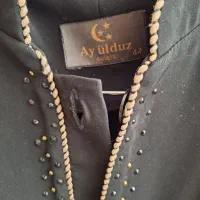 مانتو مشکی مجلسی بلند سایز۴۴|لباس|بناب, |دیوار