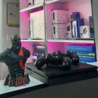 کنسول PS4 اسلیم یک ترا کپی خور دو دسته لازرورقی
