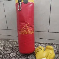 کیسه بکس ۹۰ سانتی و دستکش بوکس