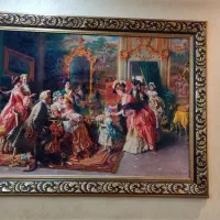 دوعدد تابلو در اندازه های ۱۰۵ در ۴۵وتابلو بشقابی