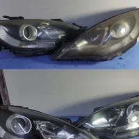 شفاف سازی چراغ خودرو و تعویض طلق