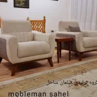 مبل(کمجا)راحتی مدل پانیذ 7نفره شرکتی با قیمت واقعی|مبلمان خانگی و میز عسلی|قزوین, |دیوار