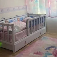 سرویس تخت و کمد و پرده روتختی و فرش