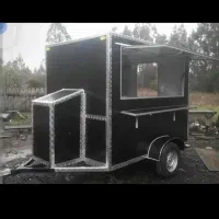 خاص سیار کافه فست فود کامیون بنز مغازه فروشگاه