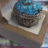 انگشتر فیروزه نیشابوری درجه۱ شجری|جواهرات|مشهد, چهارباغ|دیوار