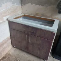 کابینت عرض ۶۰ با چوب گاز صفحه ی آماده نصب