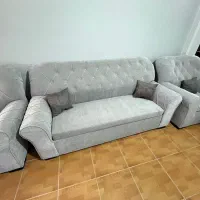 مبل ۷ نفره چستر نو آکبند سفارشی طوسی موجود