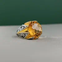 انگشتر سیترین طبیعی|جواهرات|قم, سالاریه|دیوار