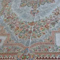 یک جفت روفرشی ۹متری مخمل شاین دار نو نو