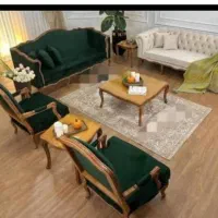 مبلمان هشت نفره کوئین فرانسوی