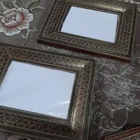 ۵ عدد قاب عکس خاتم عالی کار شده|تابلو، نقاشی، عکس|تهران, آجودانیه|دیوار