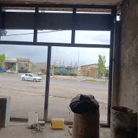 دو عدد درب مغازه شیشه خور