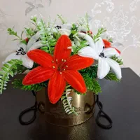 گل کریستالی و مخمل|گل مصنوعی|شاهین دژ, |دیوار