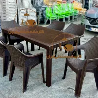 میز و صندلی پلاستیکی طرح غلام ناهارخوری  غذاخوری