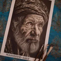 سفارش تابلو های سیاه قلم|تابلو، نقاشی، عکس|شیراز, دشت چنار|دیوار