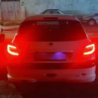 پژو 206 مدل 81 سفید کارخانه