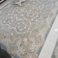 فرش ماشینی ۲در ۳ اطلس نقرهای برجسته|فرش|مشهد, جانباز|دیوار