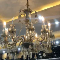 لوستر کربستالی باکارات|لوستر و چراغ آویز|رشت, نخودچر|دیوار