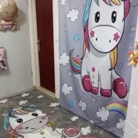 فرش و پرده ست اتاق کودک نونو