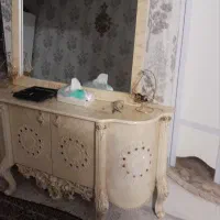 ست مبل و آینه کنسول و میز تیوی و جاکفشی