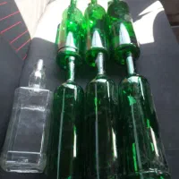 بطری شیشه ای سبز