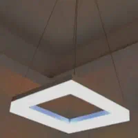 لوستر مدرن مربعی|لوستر و چراغ آویز|کیش, |دیوار