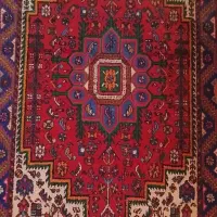 فرش دستبافت قدیمی خوش و آبرنگ