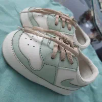 پاپوش  سایز ۳ ، رنگ کرم-سبز|کفش و لباس بچه|محمدیه-قزوین, |دیوار