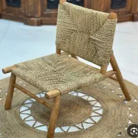 مبل صندلی حصیری پنج تیکه