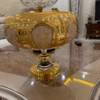 میوه خوری کریستال طلاکوب دستساز راسا