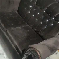 مبل  ۹نفره  قهوه ای چوب|مبلمان خانگی و میز عسلی|آزادشهر, |دیوار