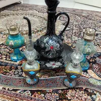 چراغ نفتی و آفتابه لگن