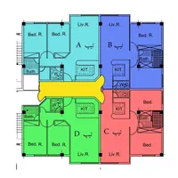 فاز هفت / خرید چکی / آپارتمان ۹۴ متری سالن بزرگ|فروش آپارتمان|پرند, فاز ۷|دیوار