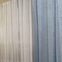 پرده مخمل طوسی روشن|پرده، رانر، رومیزی|بندر ماهشهر, |دیوار